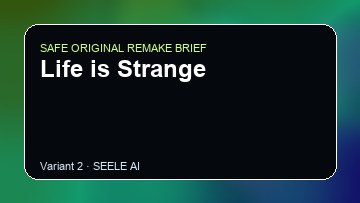 Life is Strange original game remake reference artwork 2