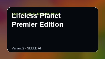 Lifeless Planet Premier Edition original game remake reference artwork 2