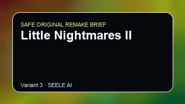 Little Nightmares II original game remake reference artwork 3