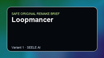 Loopmancer original game remake reference artwork 1