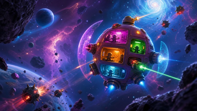 Lovers in a Dangerous Spacetime original lovers in a dangerous spacetime custom game reference artwork 2