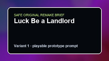 Luck Be a Landlord original luck be a landlord custom game reference artwork 1