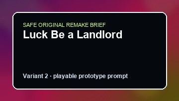 Luck Be a Landlord original luck be a landlord custom game reference artwork 2