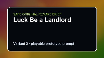 Luck Be a Landlord original luck be a landlord custom game reference artwork 3