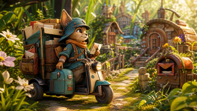 Mail Time original game remake reference artwork 2