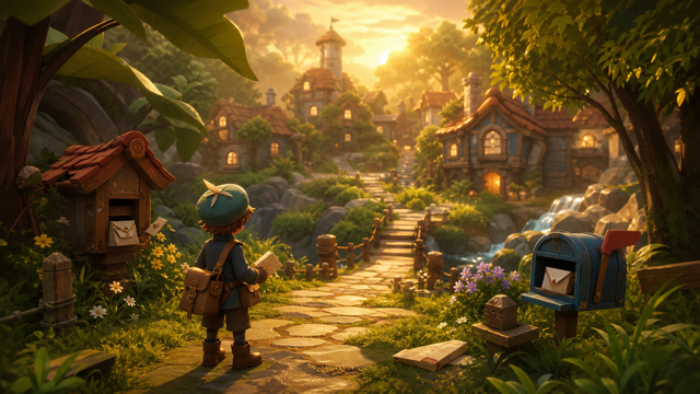 Mail Time original game remake reference artwork 3