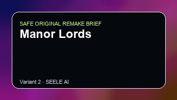 Manor Lords original game remake reference artwork 2
