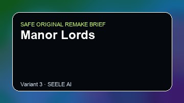 Manor Lords original game remake reference artwork 3