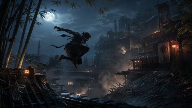 Mark of the Ninja Remastered original game remake reference artwork 1