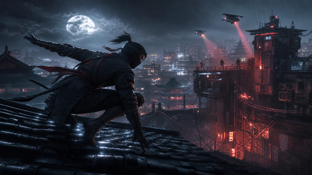 Mark of the Ninja Remastered original game remake reference artwork 3