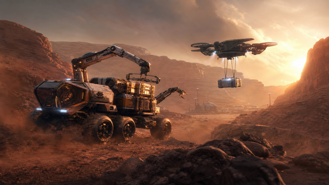 Mars First Logistics original game remake reference artwork 2