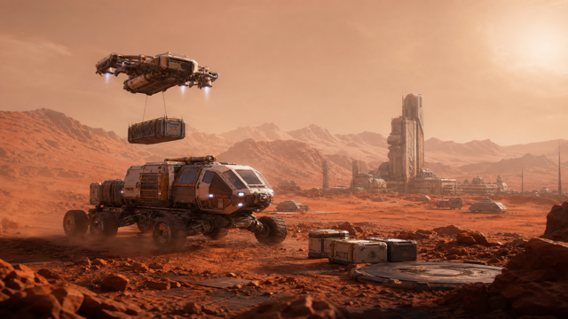 Mars First Logistics original game remake reference artwork 3