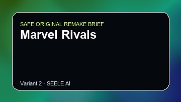 Marvel Rivals original game remake reference artwork 2