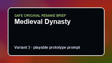 Medieval Dynasty original medieval dynasty diy game reference artwork 3