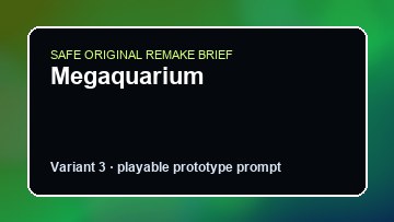 Megaquarium original megaquarium custom game reference artwork 3