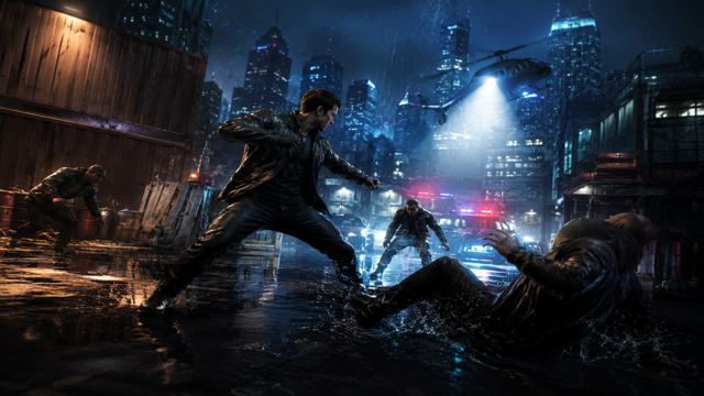 Midnight Fight Express original game remake reference artwork 2