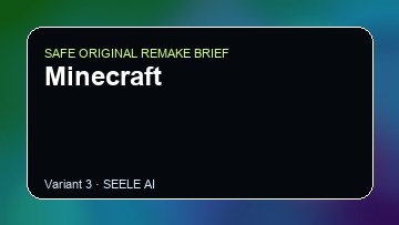 Minecraft original game remake reference artwork 3