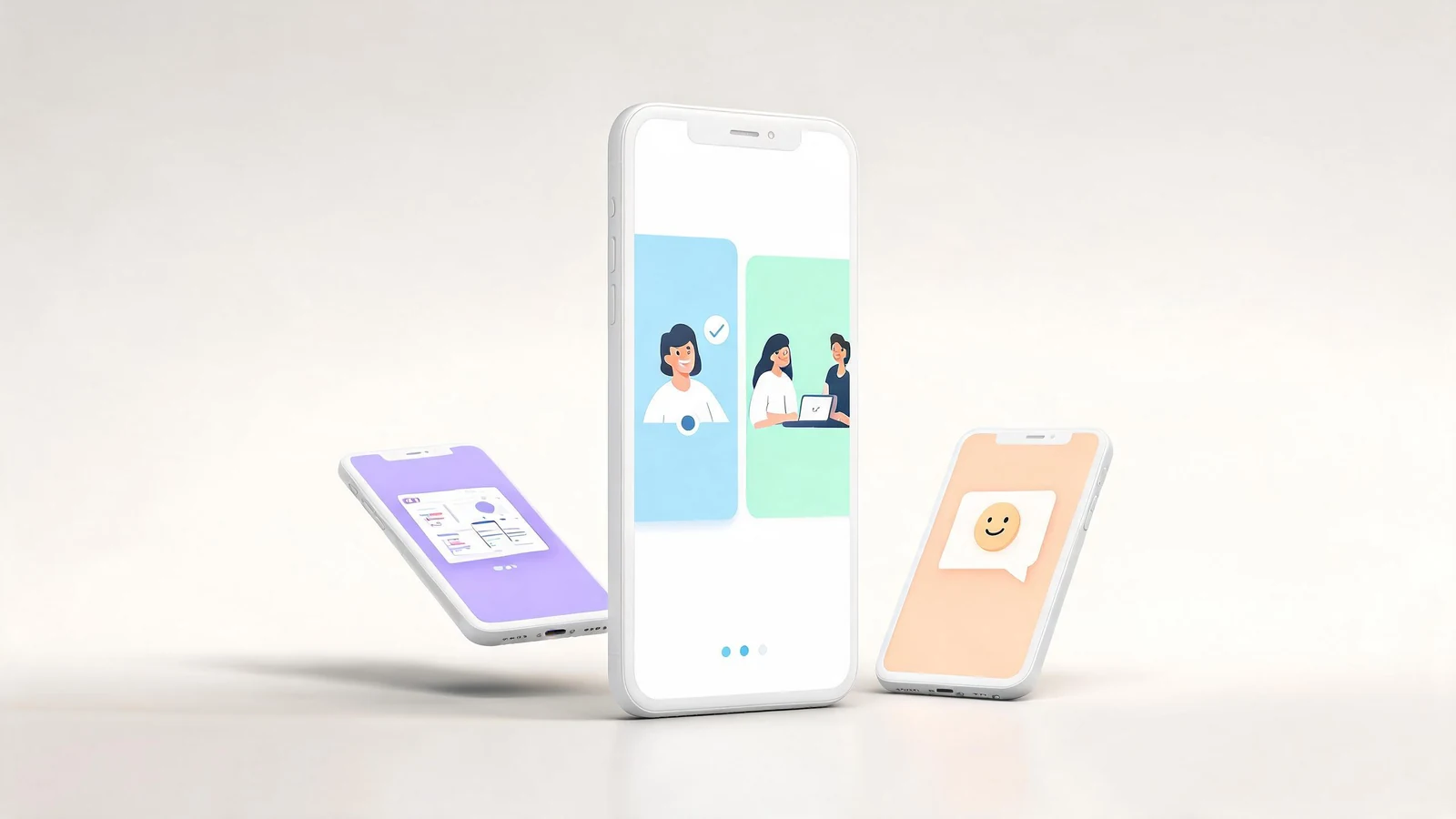 Polished mobile app onboarding visuals hero image