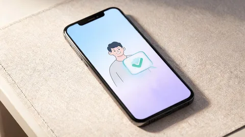 Close-up mobile app onboarding visuals concept image with crisp subject focus