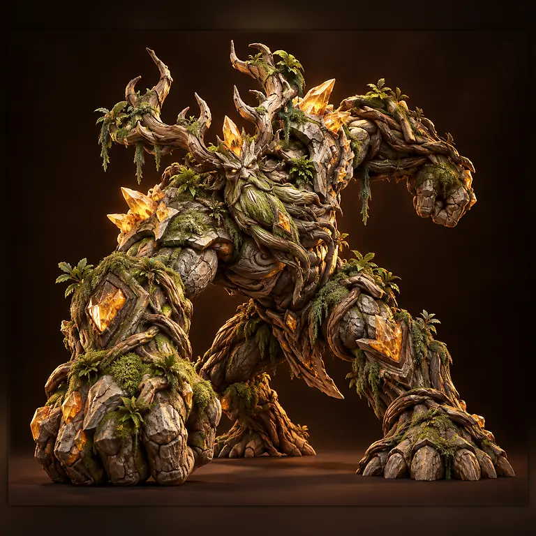 Tree spirit 3D model preview