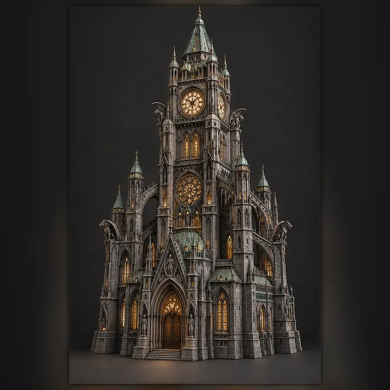 Castle 3D model preview