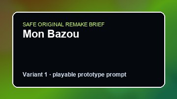 Mon Bazou original mon bazou custom game reference artwork 1