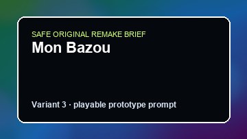 Mon Bazou original mon bazou custom game reference artwork 3