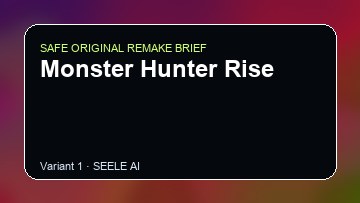 Monster Hunter Rise Game Customer Remake preview
