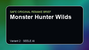 Monster Hunter Wilds original game remake reference artwork 2