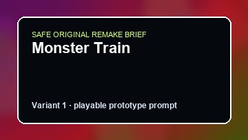 Monster Train original monster train diy game reference artwork 1