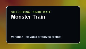 Monster Train original monster train diy game reference artwork 2