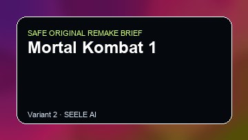 Mortal Kombat 1 original game remake reference artwork 2