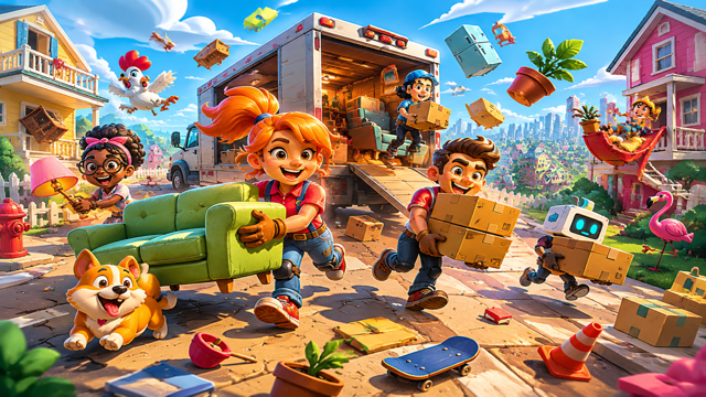 Moving Out 2 original game remake reference artwork 1