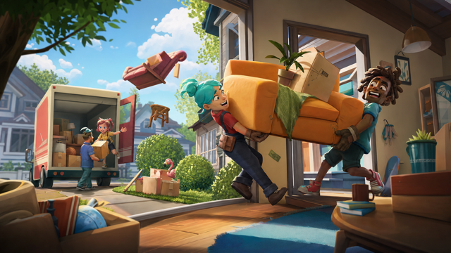 Moving Out original game remake reference artwork 3