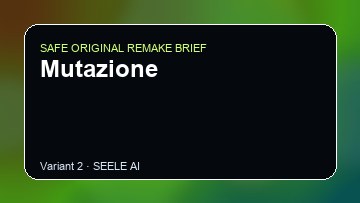 Mutazione original game remake reference artwork 2