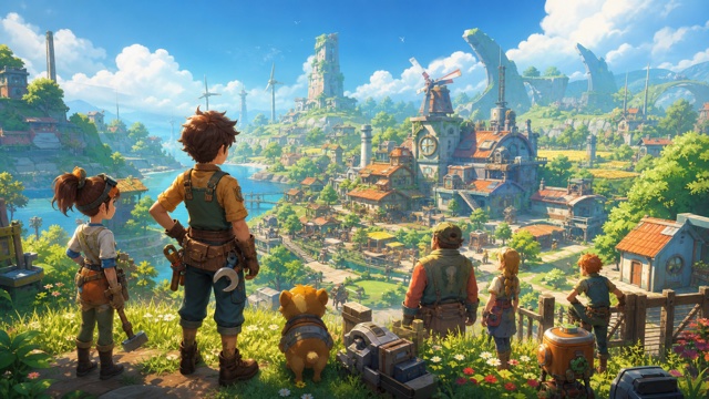 My Time at Portia original game remake reference artwork 1