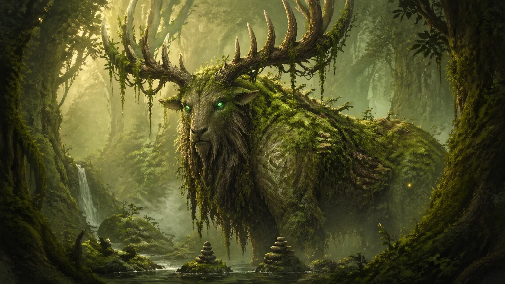 AI generated mythological creature art example 3