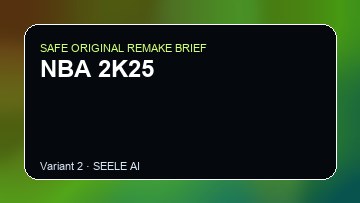 NBA 2K25 original game remake reference artwork 2