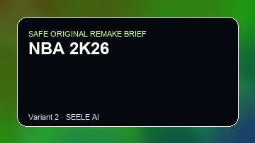 NBA 2K26 original game remake reference artwork 2