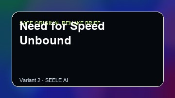 Need for Speed Unbound original game remake reference artwork 2