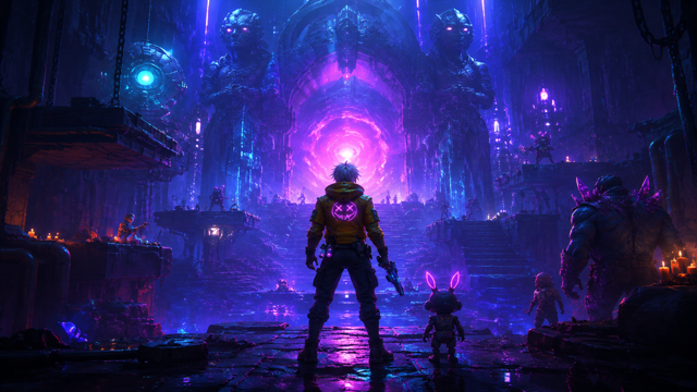 Neon Abyss original game remake reference artwork 3