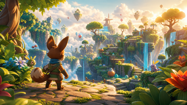 New Super Lucky's Tale original game remake reference artwork 3