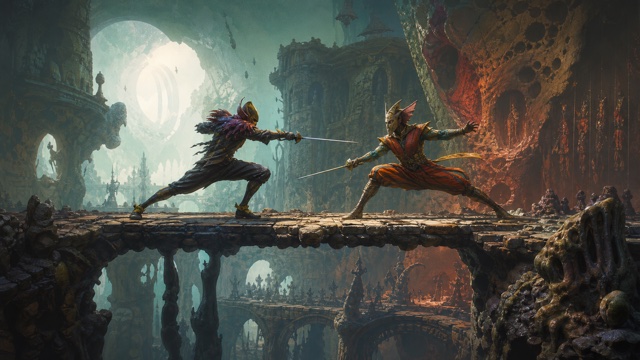 Nidhogg 2 original game remake reference artwork 1