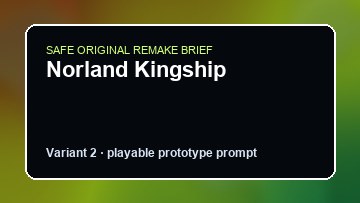 Norland Kingship original norland kingship custom game reference artwork 2
