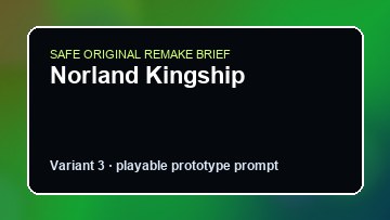 Norland Kingship original norland kingship custom game reference artwork 3