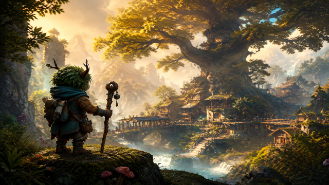 Oaken original game remake reference artwork 2