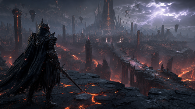 Obsidian Prince Ashen Knights Foothold Custom Game Builder preview