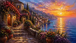 Oil Palette Knife Paintings Generator preview