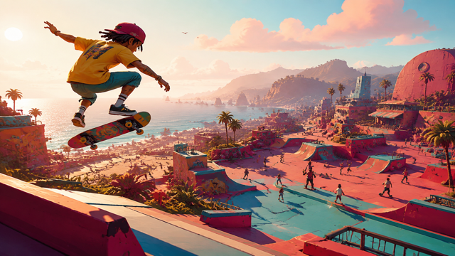 OlliOlli World original game remake reference artwork 1