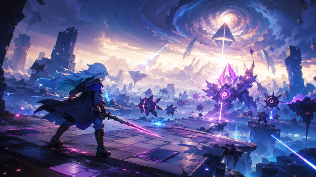 One Step From Eden original game remake reference artwork 2